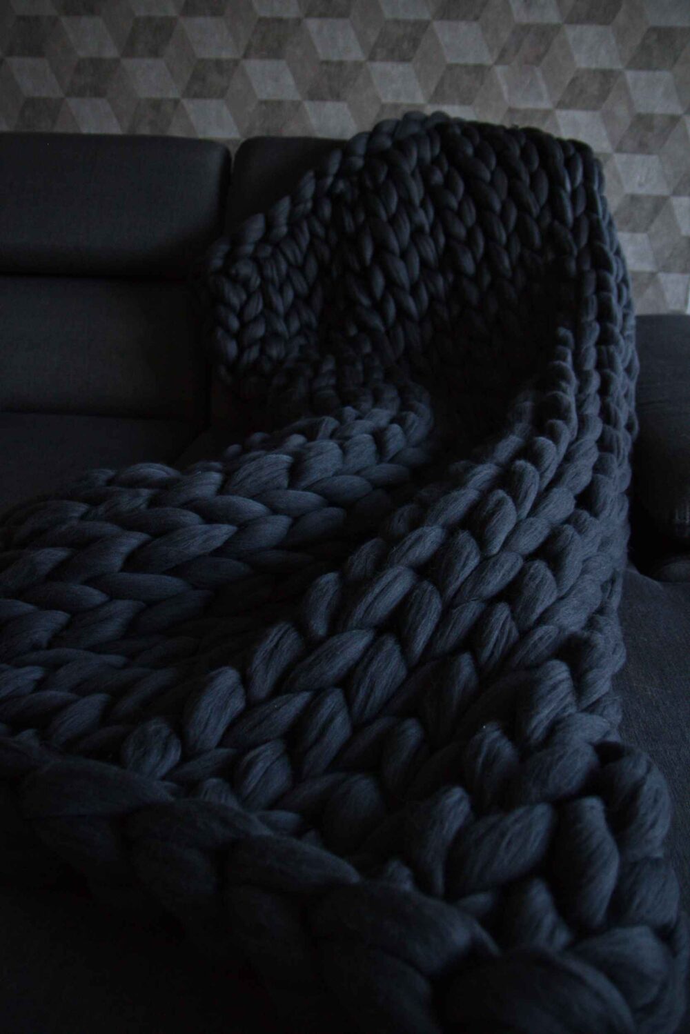 Hedvábná designová deka z nejlepší evropské merino vlny